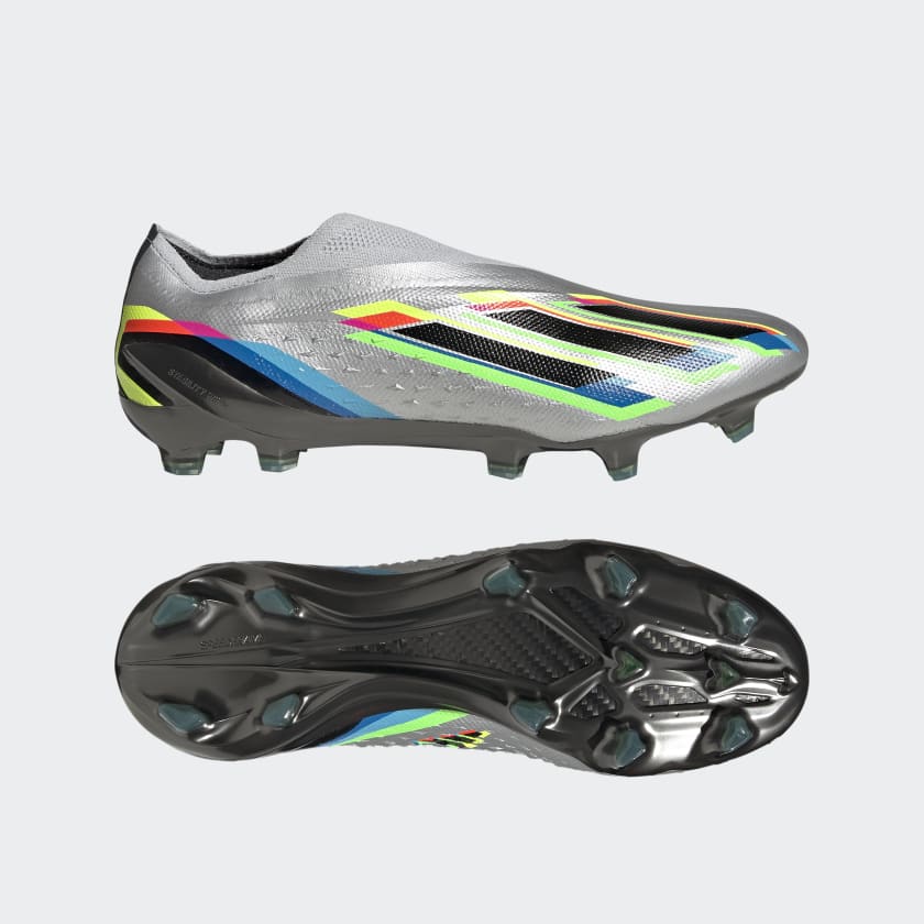 Silver adidas sales football boots
